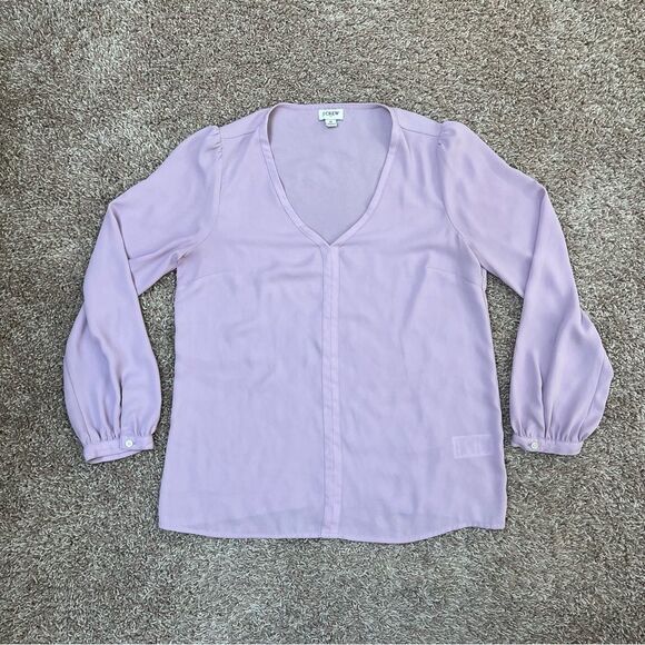 J. Crew Long Sleeve Blouse - Picture 1 of 10